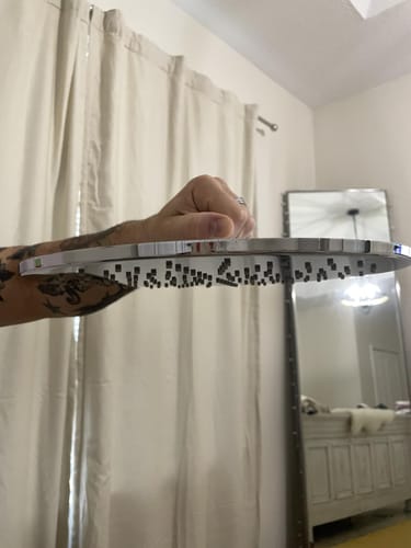 Customer photo review of 12 Inch Rain Shower Head