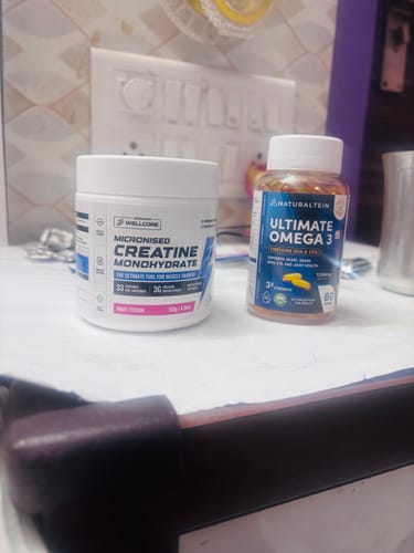 Customer photo review of Wellcore - Pure Micronised Creatine Monohydrate (122g, 33 Servings) Fruit Fusion