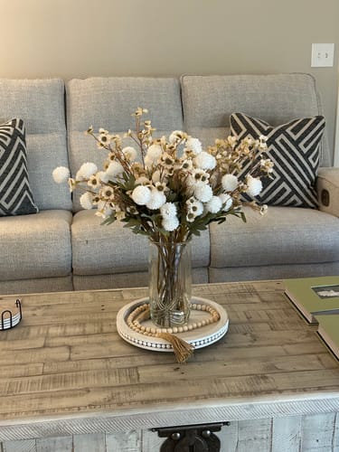 Customer photo review of Faux Arrangement - Wax Ivory