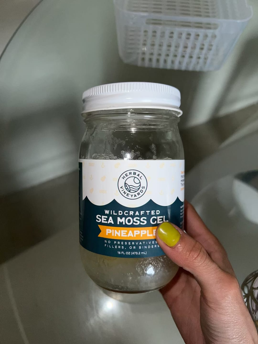 Customer photo review of EXCLUSIVE PINEAPPLE SEA MOSS GEL