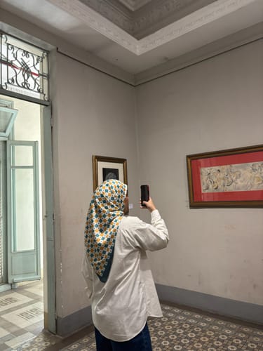 Customer photo review of Monogram Square (Tiffany)