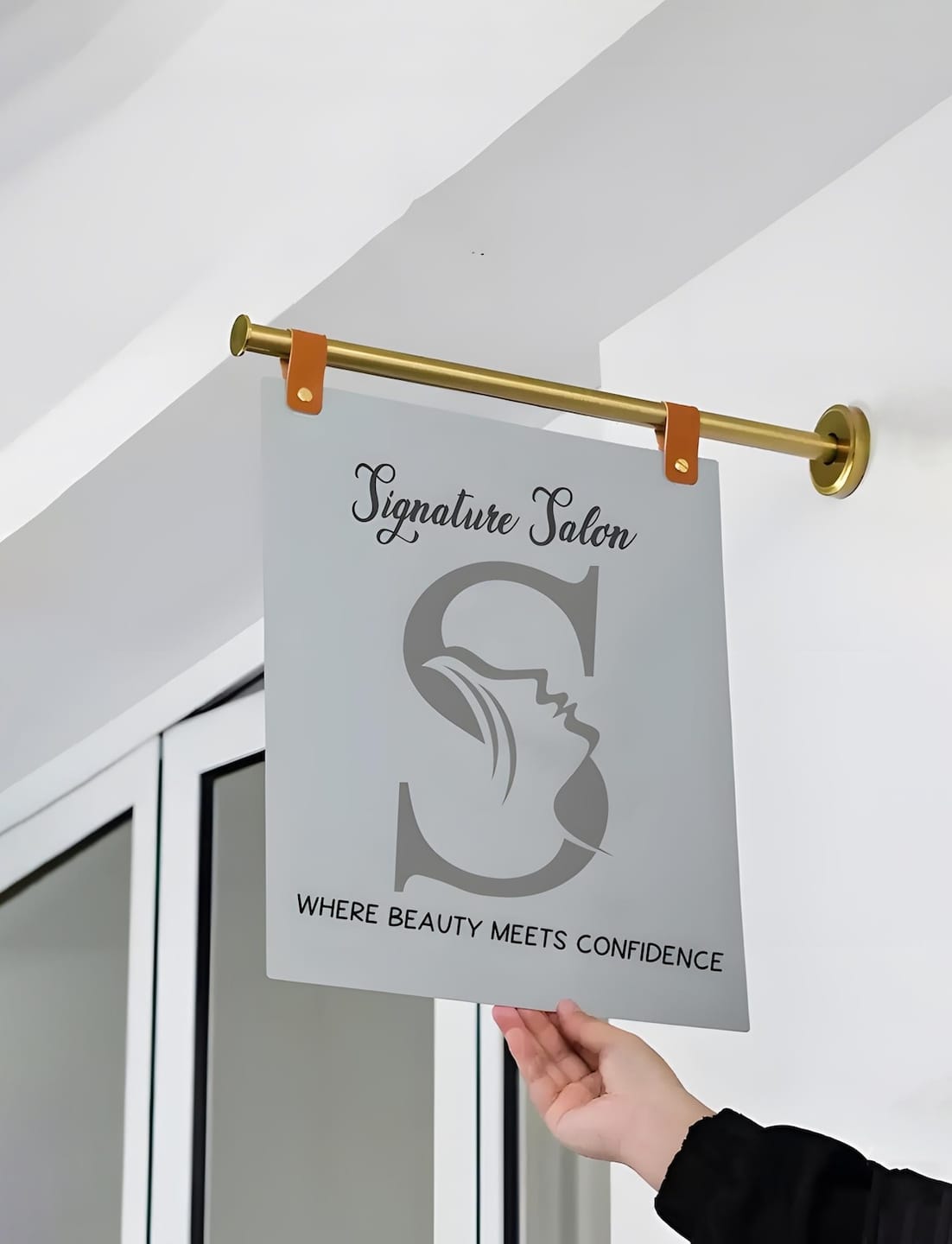 Customer photo review of 3D METAL BLADE SIGN