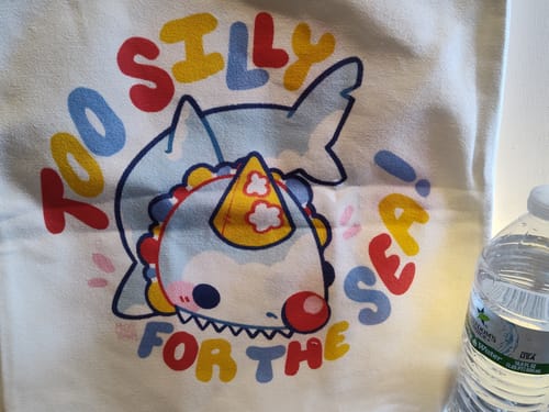 Customer photo review of Too Silly For The Sea Tote Bag