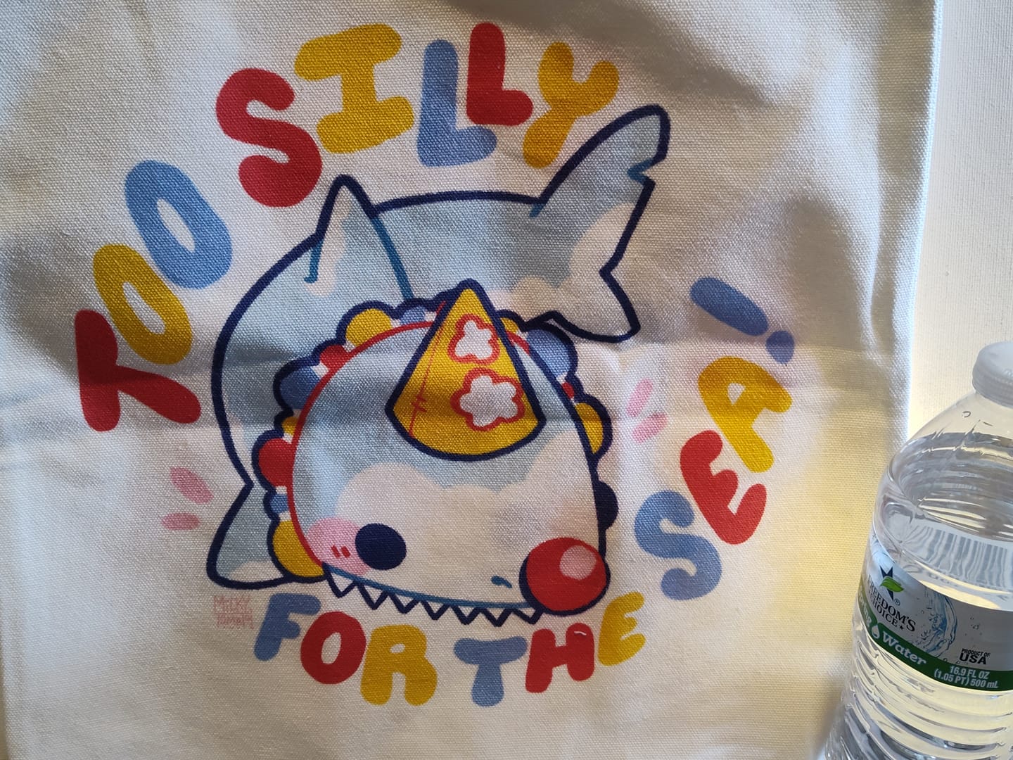 Customer photo review of Too Silly For The Sea Tote Bag