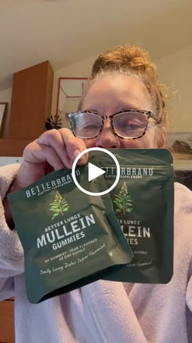 Customer video review of BetterLungs® Mullein Gummies