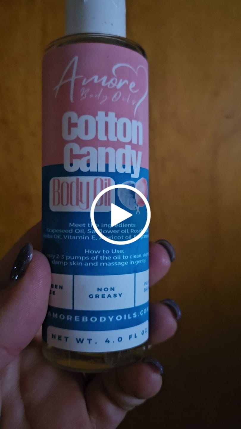 Customer video review of Cotton Candy - Body Oil