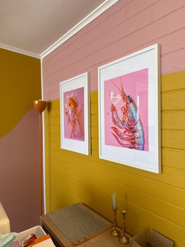 Customer photo review of Fishy Dance print