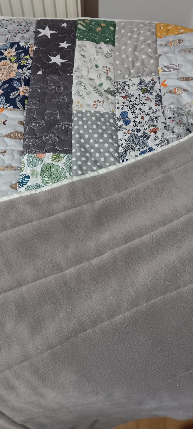 Customer photo review of Special Offer #2 - Plain Polar Fleece Fabric - 2 metre Pre-cut