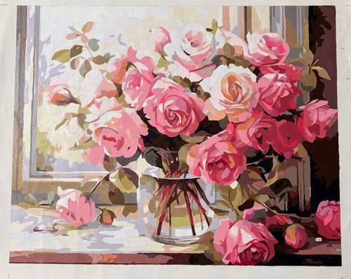 Customer photo review of Numbered Roses