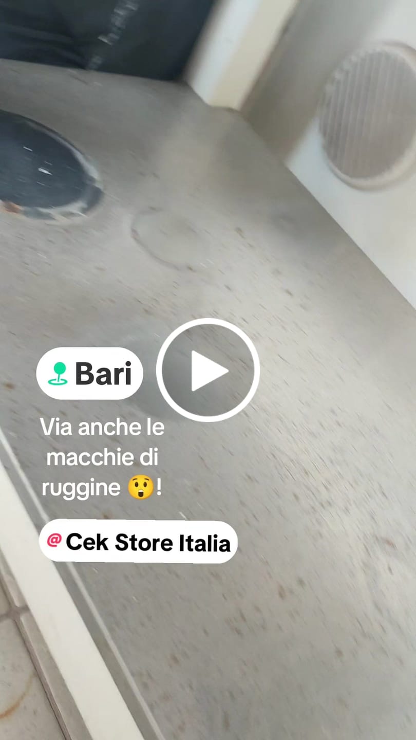 Customer video review of CEK STONE Pasta Protettiva, Prodotto pulizia casa tutto in uno