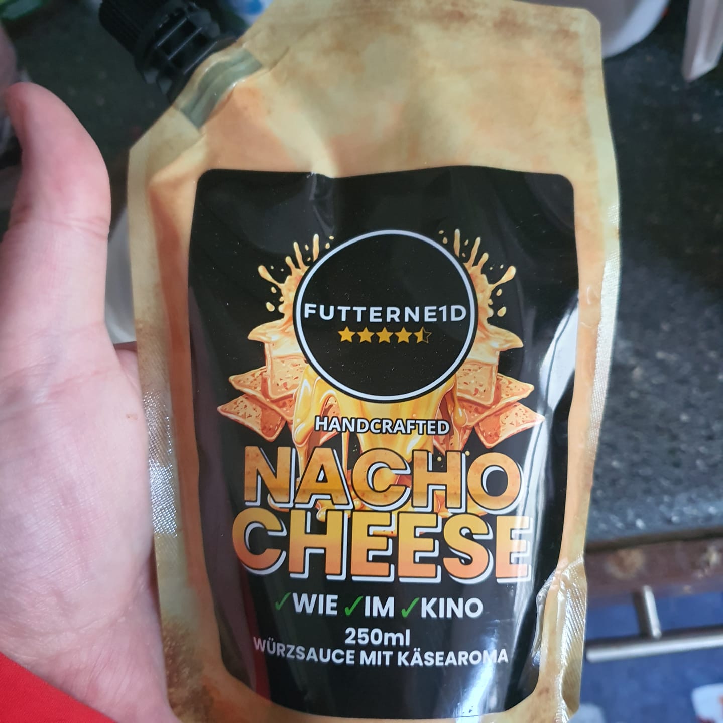 Customer photo review of NACHO CHEESE Sauce 250ml