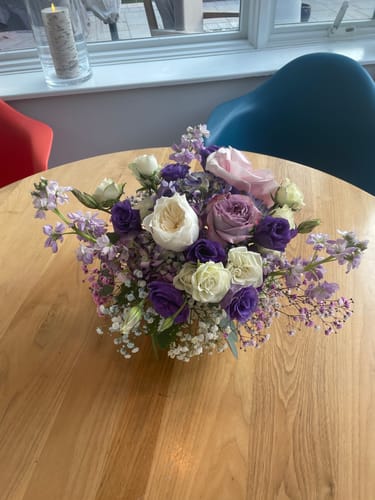 Customer photo review of Lavender Bouquet Dutch Garden Rose
