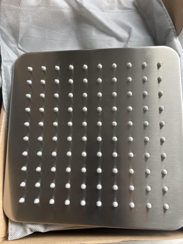 Customer photo review of 8 Inch Square Rain Shower Head