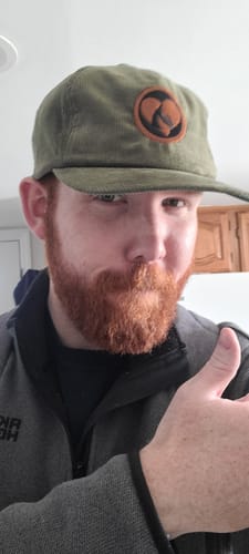 Customer photo review of Big Flat Bill Unstructured Corduroy Hat