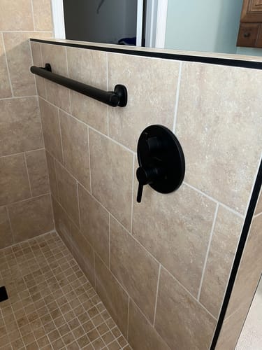 Customer photo review of 2-Handle Valve and Trim with Built-In Diverter