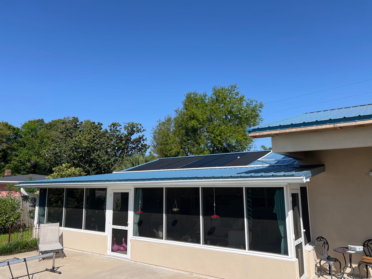 Customer photo review of SwimJoy Industrial Grade Solar Pool Heater Panel - High-Wind Mounting Security - Maximum Freeze Resistance