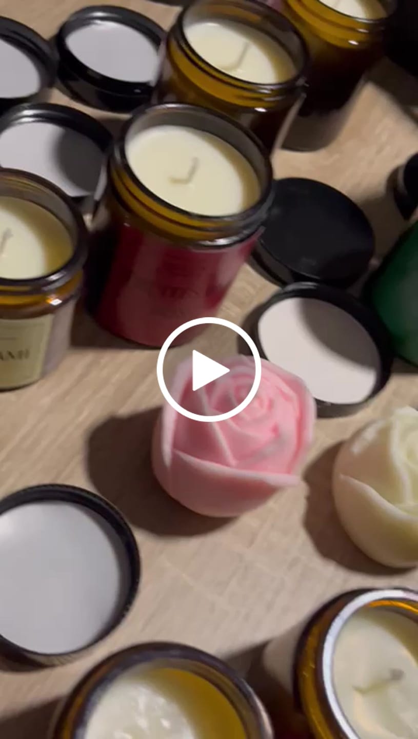 Customer video review of Tarro ámbar con tapa negra de 180 ml