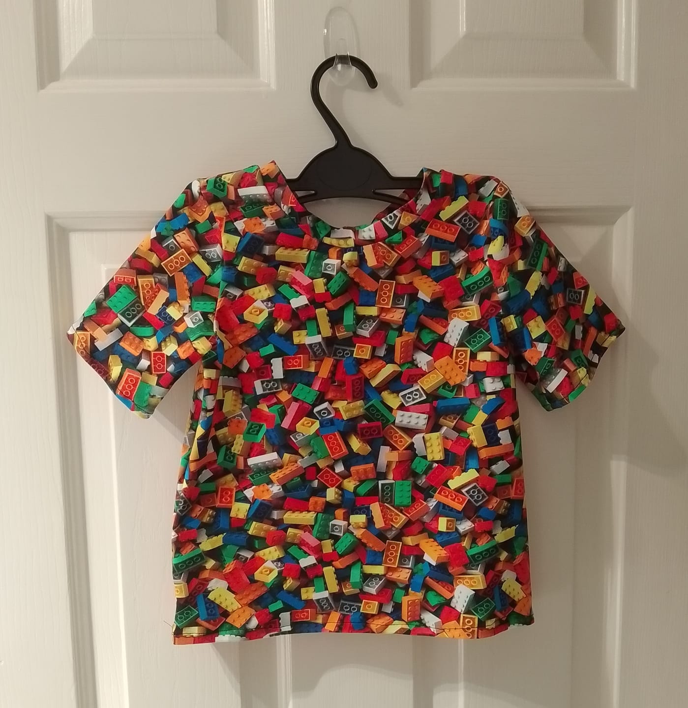 Customer photo review of Lego Blocks Cotton Jersey Fabric