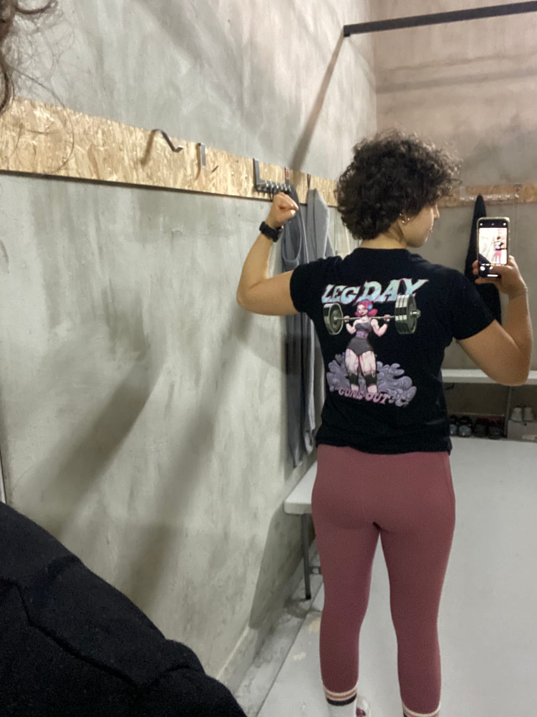 Customer photo review of Leg Day Graphic Classic Fit T-Shirt