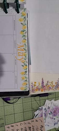Customer photo review of Mind Wave Palette Series Die-Cut Masking Tape - Lemons