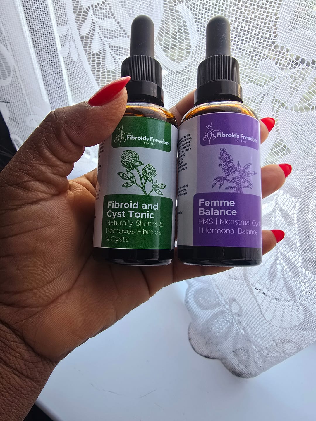 Customer photo review of Fibroids Freedom For Her