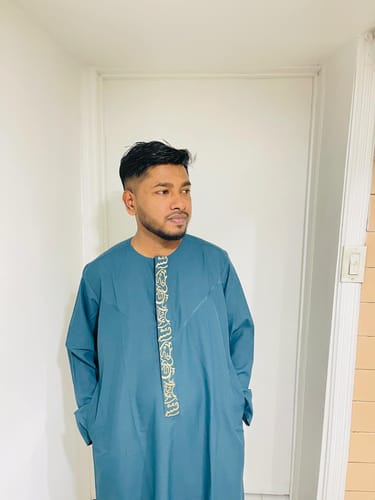 Customer photo review of SEA BLUE THOBE