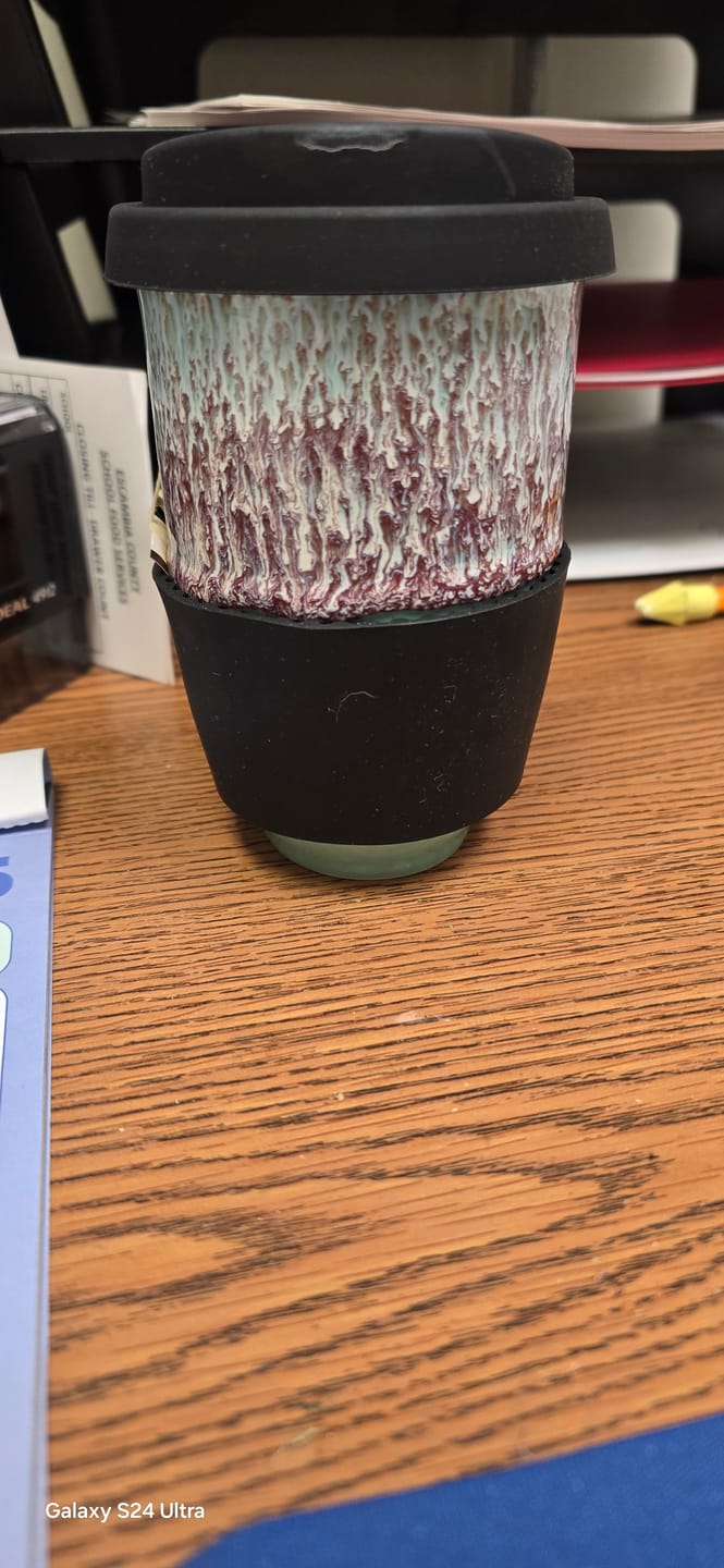 Customer photo review of Nebula Cup 12oz (Includes Lid & Band)