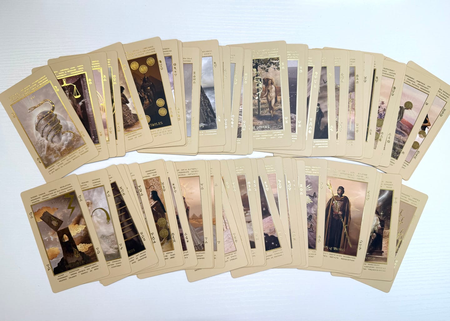 Customer photo review of Lucid Dreams Beginners Tarot • With Keywords™ {EDITION 4}