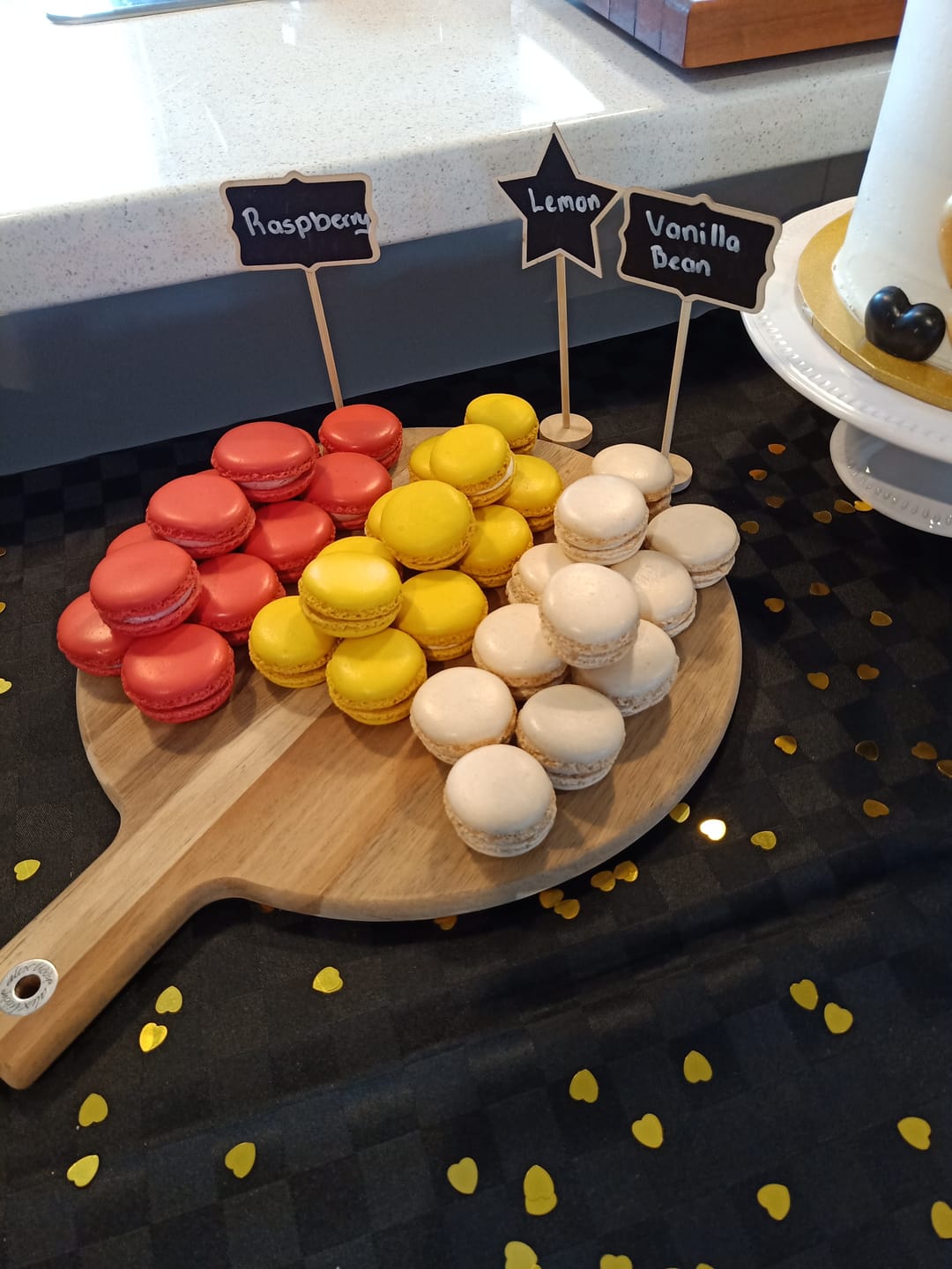 Customer photo review of Raspberry Macarons (12 or 24)
