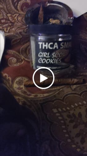 Customer video review of Girl Scout Cookies THCA Smalls