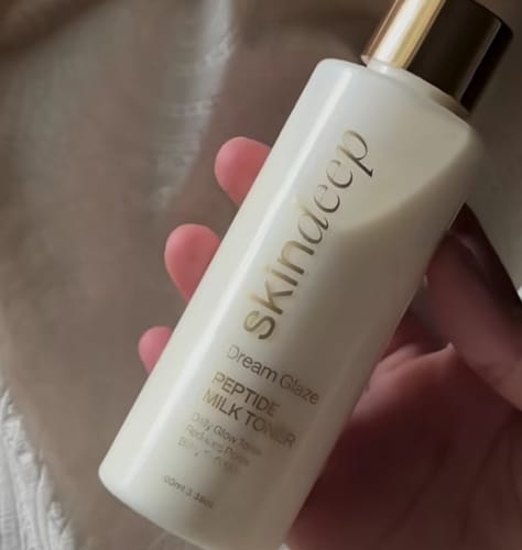 Customer photo review of DREAM GLAZE - Peptide Milk Toner