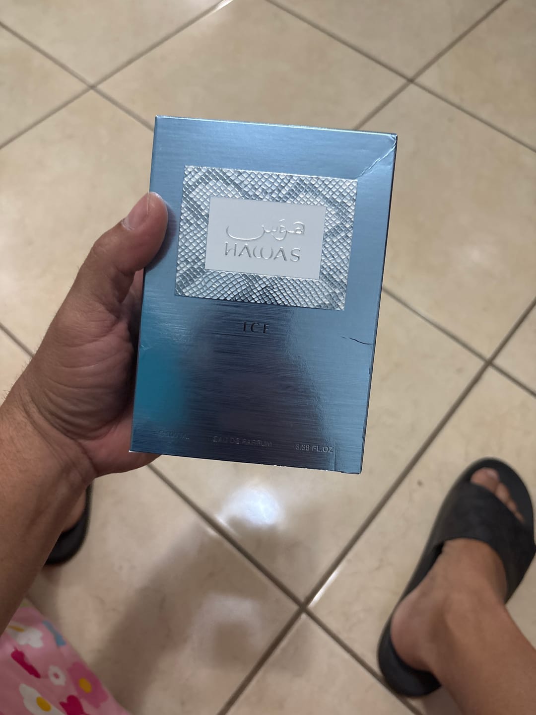 Customer photo review of HAWAS ICE FOR HIM 3.4 OZ