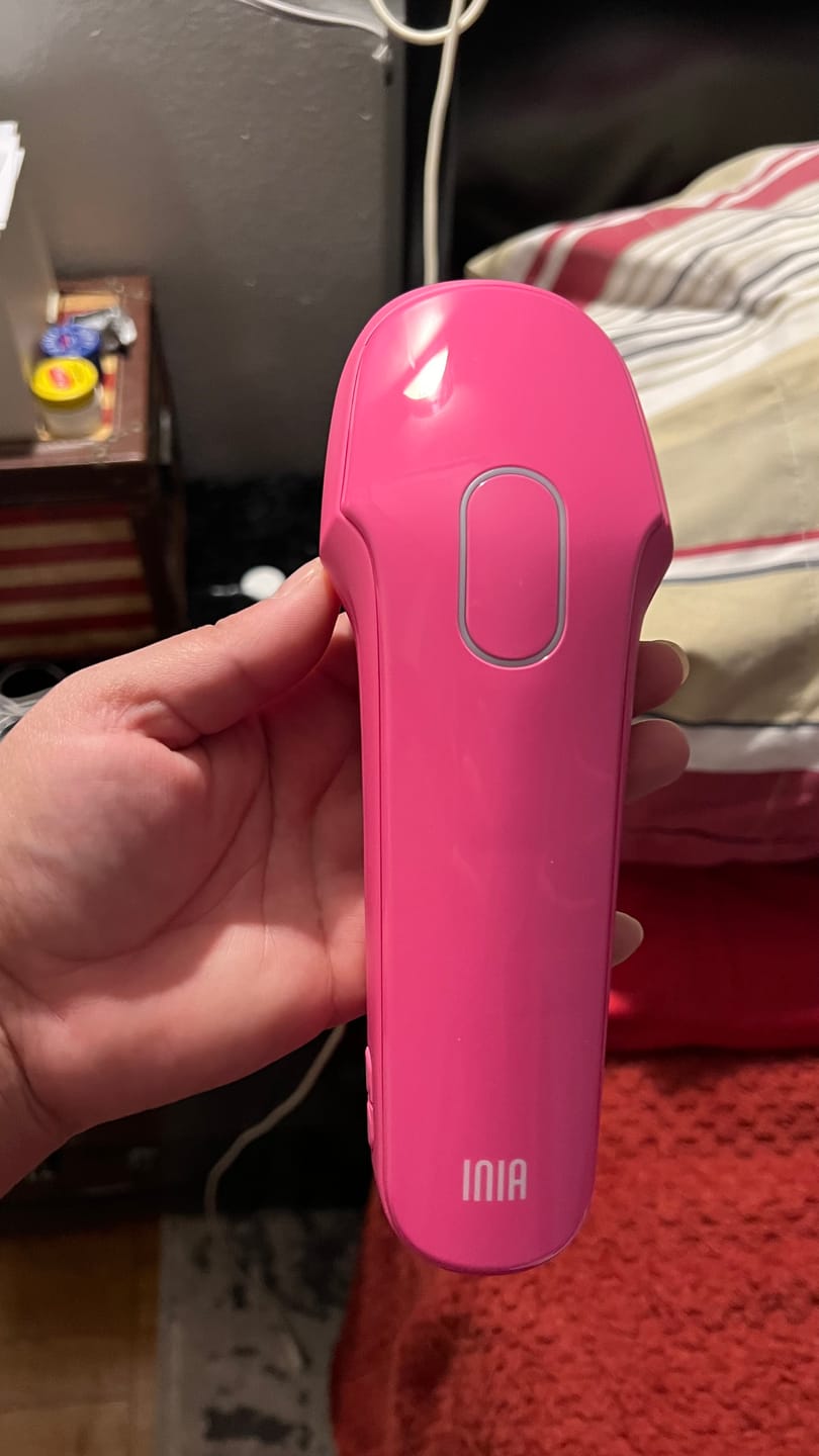 Customer photo review of INIA HAUTE Pro IPL Hair Removal Device