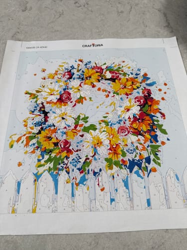 Customer photo review of Colorful Wreath