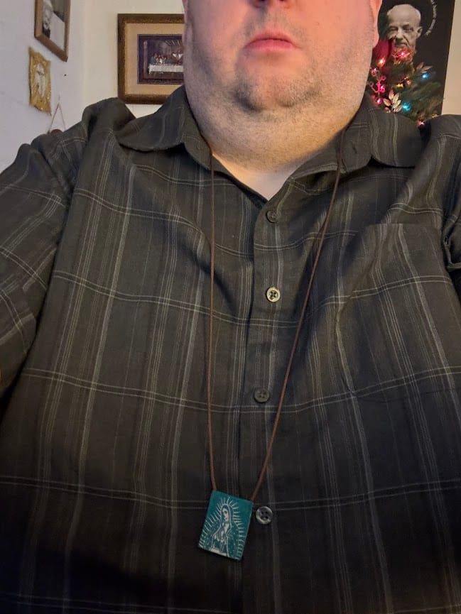 Customer photo review of Guadalupe | Our Lady of Guadalupe Premium Brown Scapular