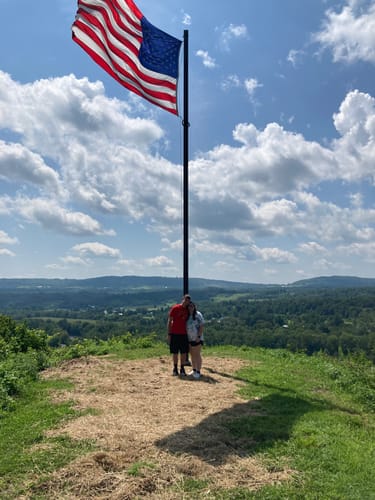 Customer photo review of Heavy Duty American Flag - Outdoor Nylon - Made In USA