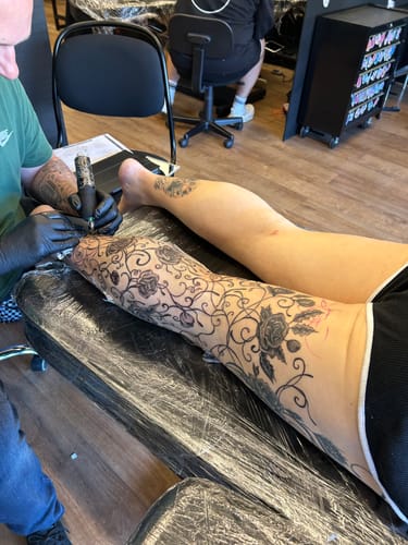 Customer photo review of TattooNumbx Numbing Cream (3 Pack)
