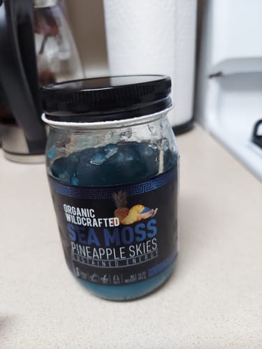 Customer photo review of Pineapple Skies Sea Moss Gel