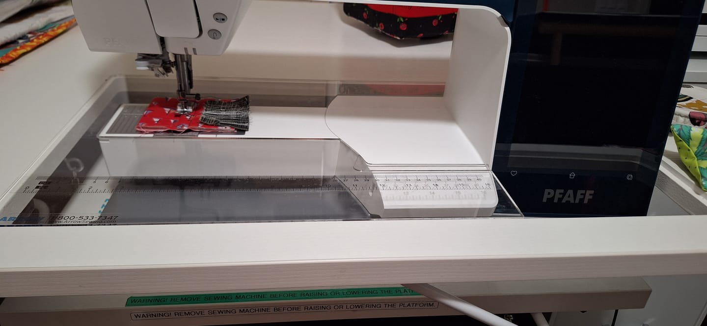 Customer photo review of Custom Sewing Machine Insert