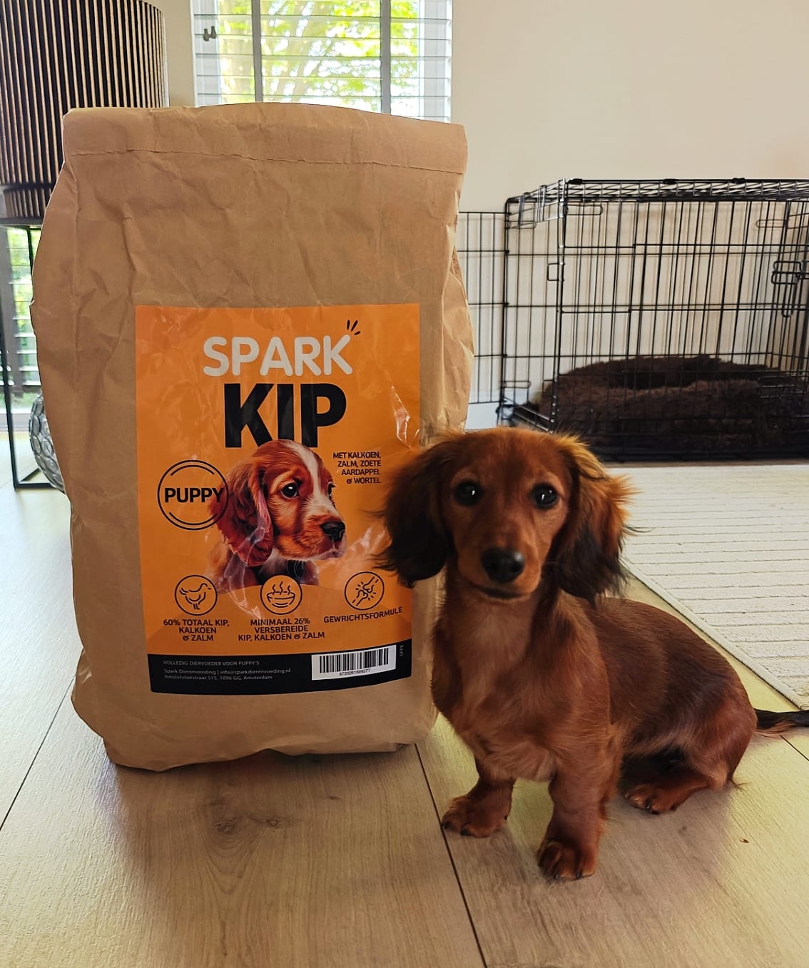 Customer photo review of Puppy - Kip met Kalkoen, Zalm, Zoete Aardappel & Wortel