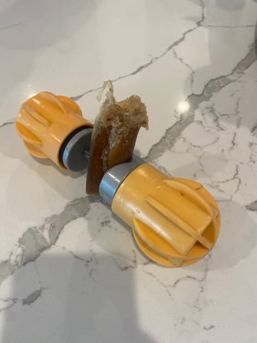 Customer photo review of 12" Mega Monster Bully Stick