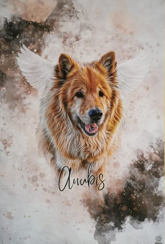 Customer photo review of Aquarell Pawtrait