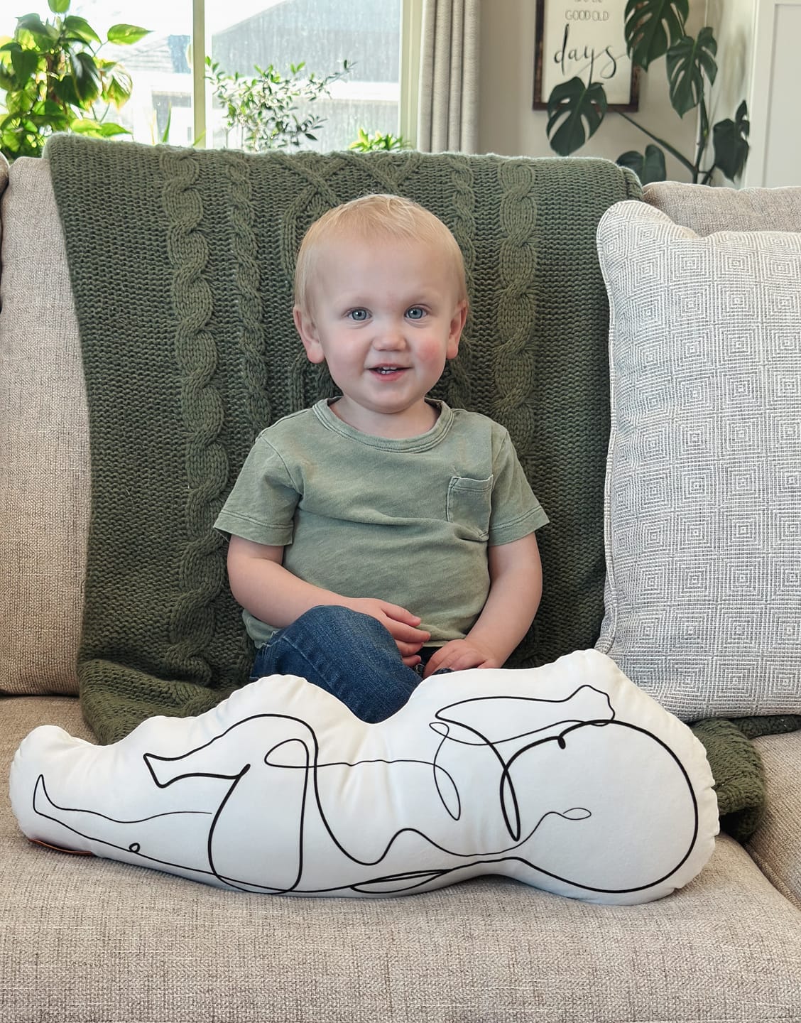 Customer photo review of Birth Pillow Line One