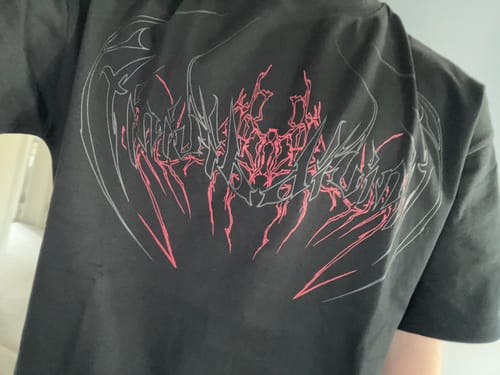 Customer photo review of Twilight's Curse Oversized T-shirt [NIGHTMARE]