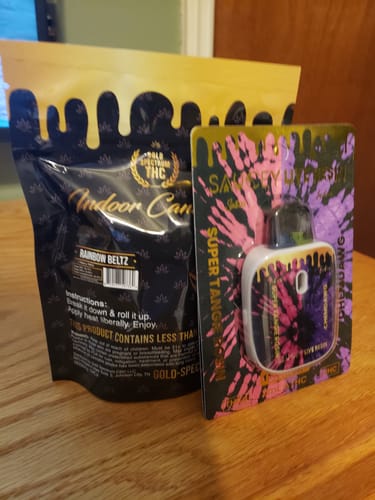 Customer photo review of Gold Spectrum THCA Flower - Top Quality Strain of the Month