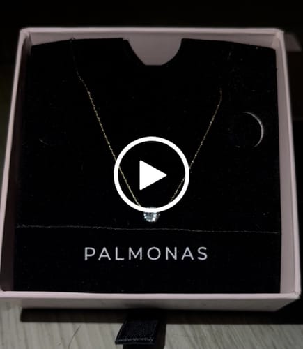 Customer video review of Delicate Diamond Studded Necklace