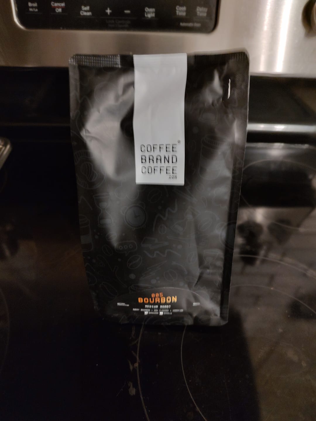 Customer photo review of Bourbon Flavored Coffee