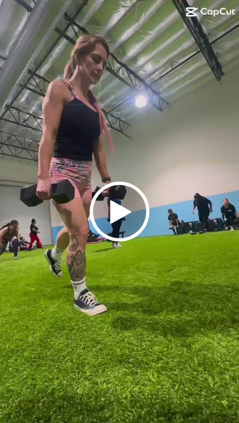 Customer video review of Plumeria sports bra