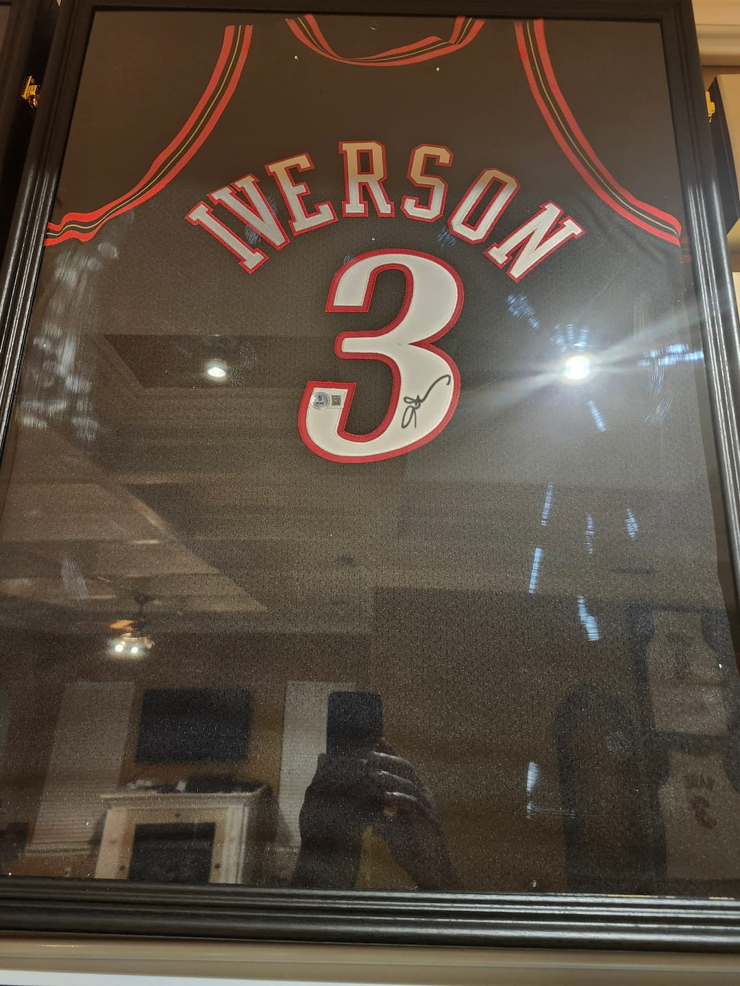 Customer photo review of Allen Iverson Autograph Signing