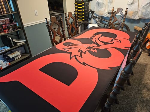 Customer photo review of Custom Size Playmat
